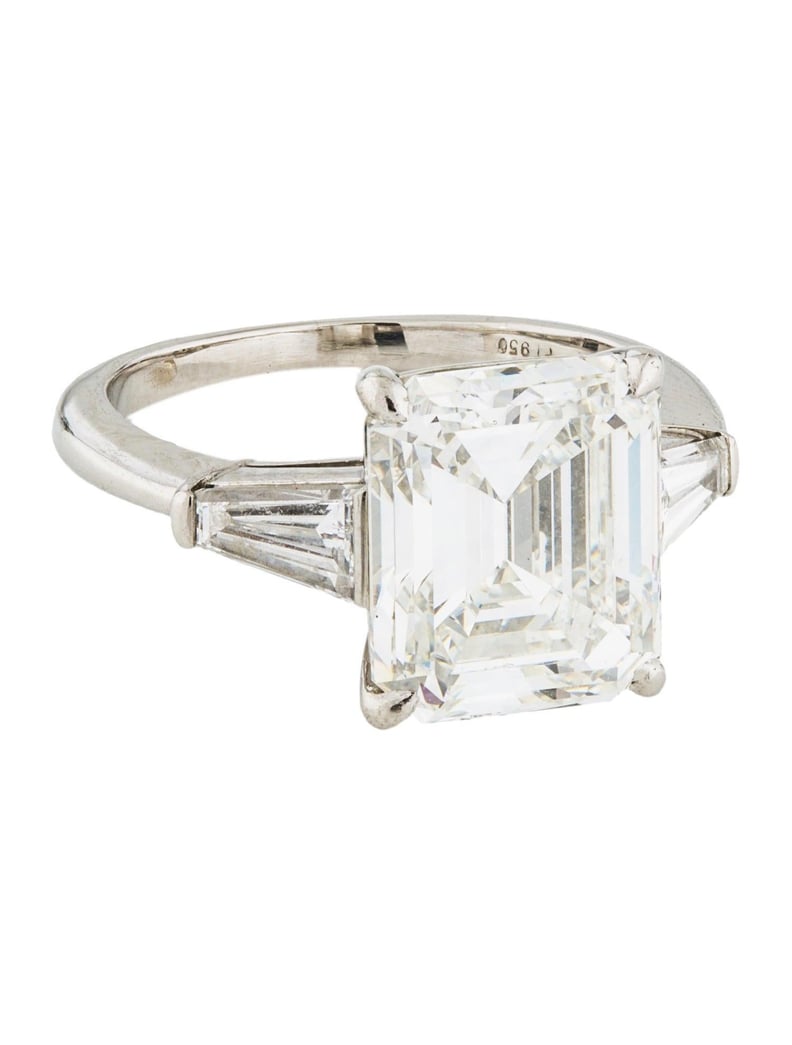 Platinum 5.22ct Diamond Engagement Ring