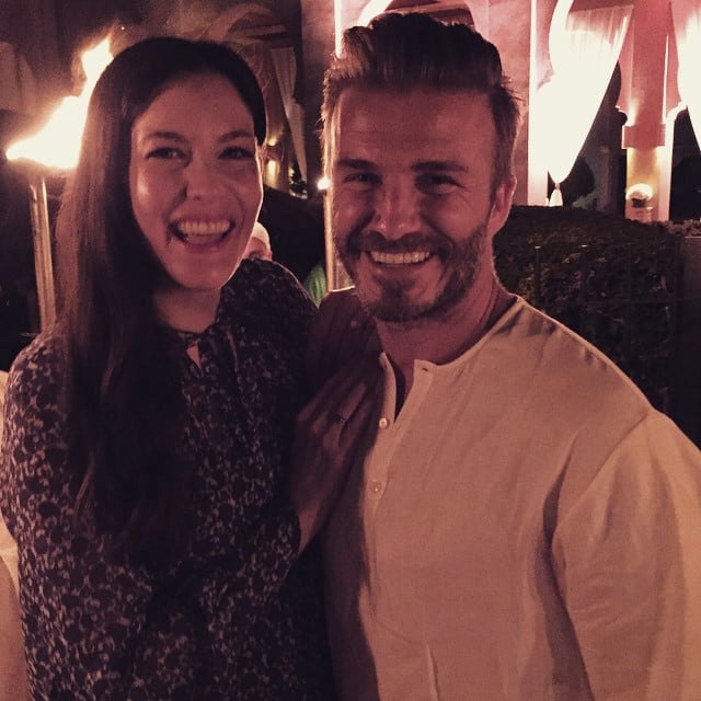 Liv Tyler was all smiles with the birthday boy.