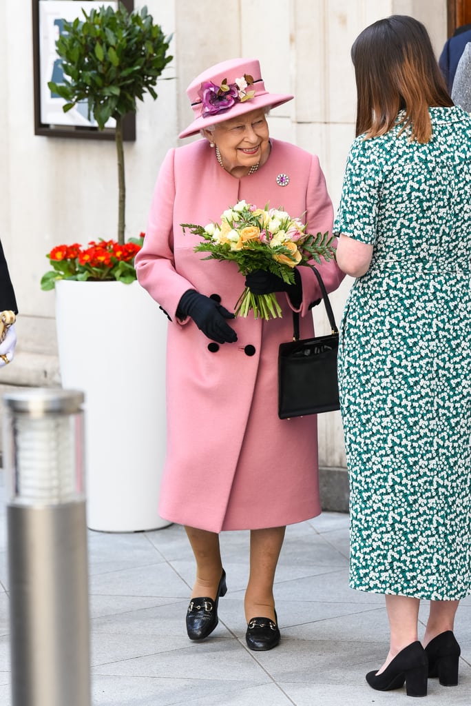 Kate Middleton and Queen Elizabeth II King College March