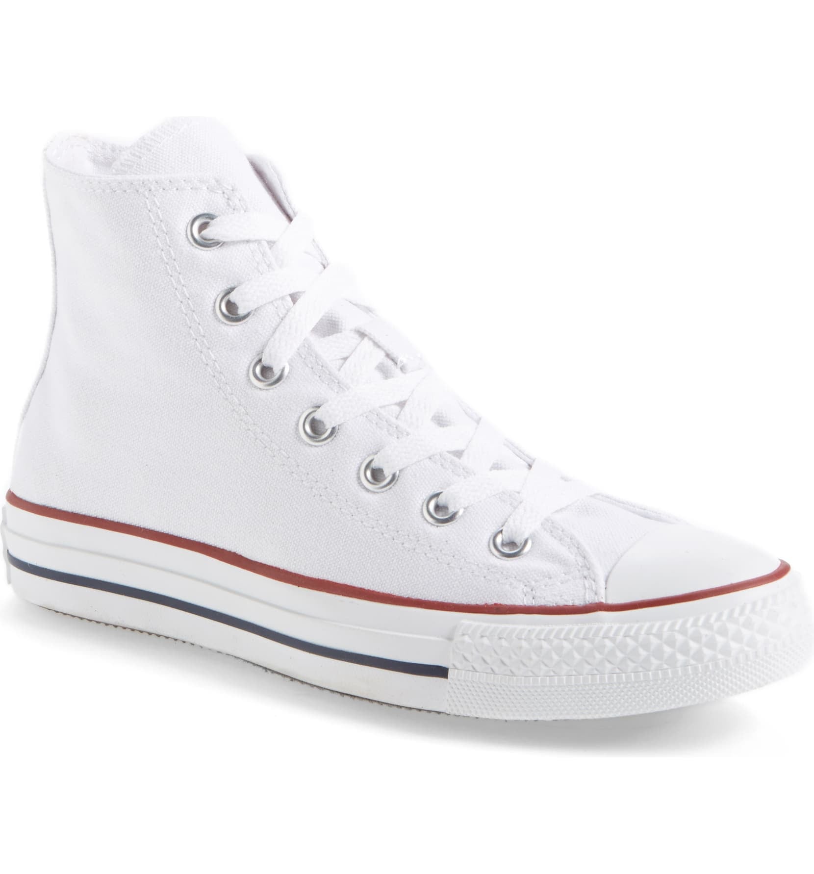 High rise white converse cheap