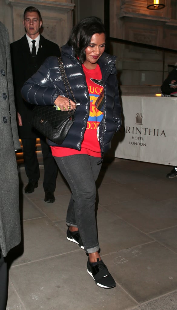 Mindy Loves These Sneakers For Traveling