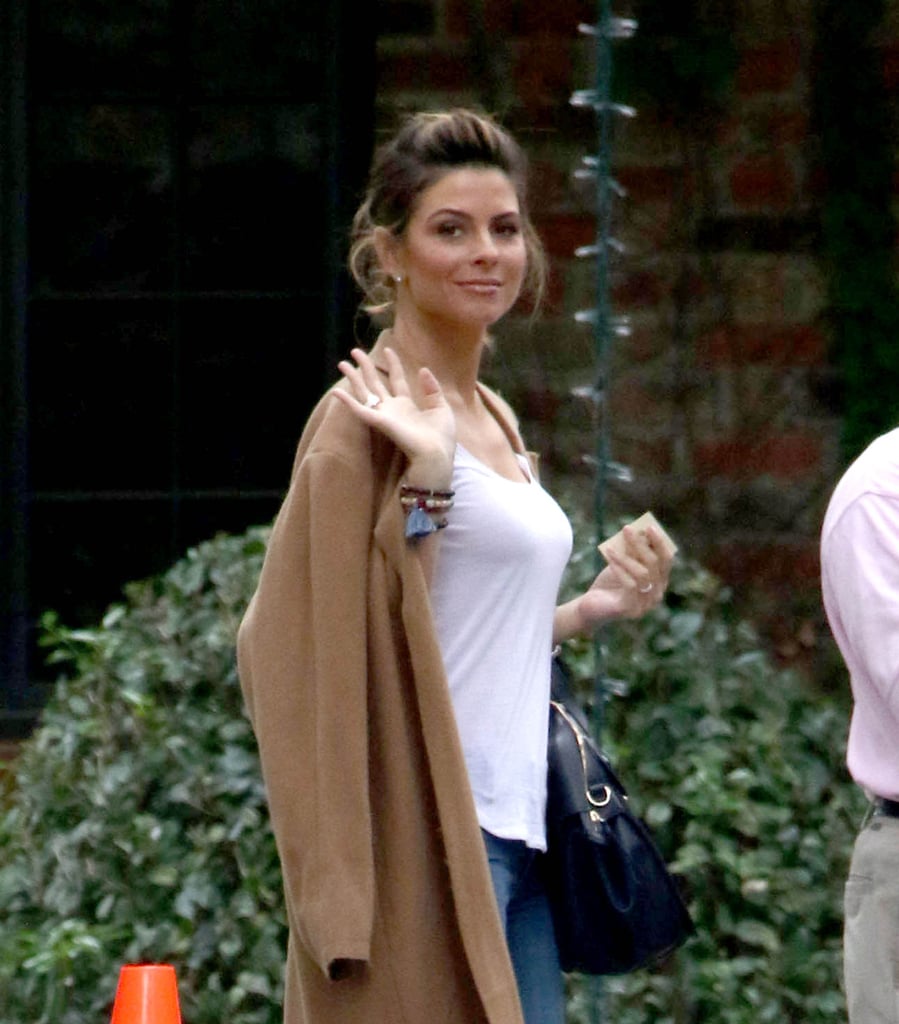 Maria Menounos showed up, but left her pajamas at home.