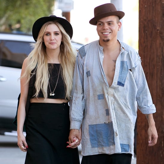 Ashlee Simpson's Houghton Wedding Crop Top