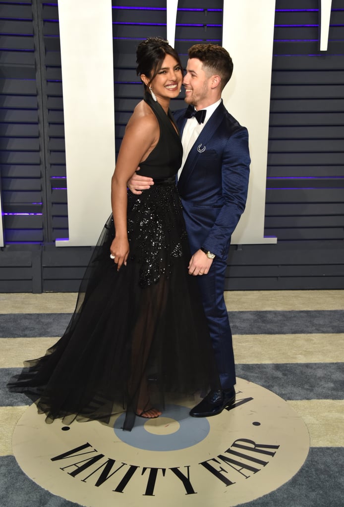 Nick Jonas Priyanka Chopra at Vanity Fair Oscars Party 2019