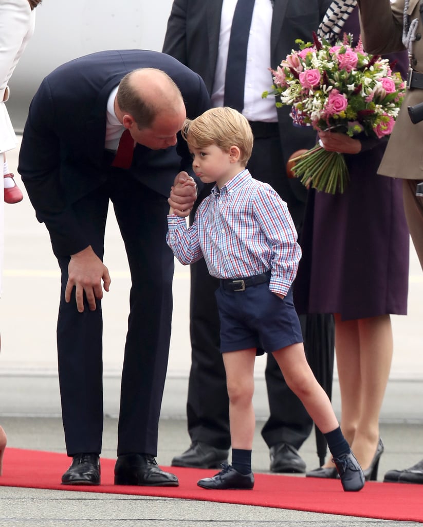 The British Royal Family Arriving in Poland July 2017