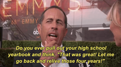 Jerry Seinfeld and Giuliana Rancic at the 2016 Emmys