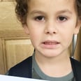 Even This Kid Knows His Mom's Handmade First-Day-of-School Sign Is Peak Laziness