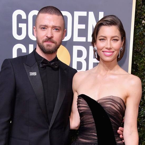 Jessica Biel Was Carried to the Golden Globes Afterparty by Her Husband