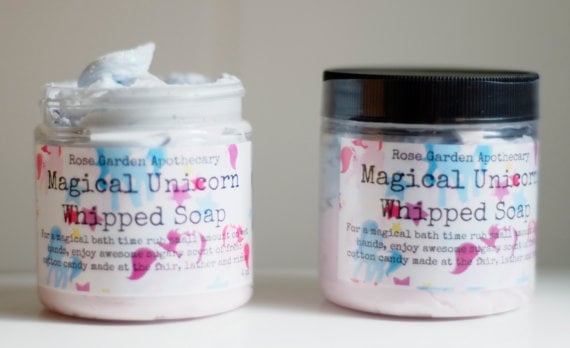 Magical Unicorn Glittery Whipped Soap