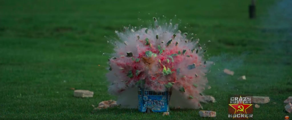 What an Exploding Watermelon Looks Like