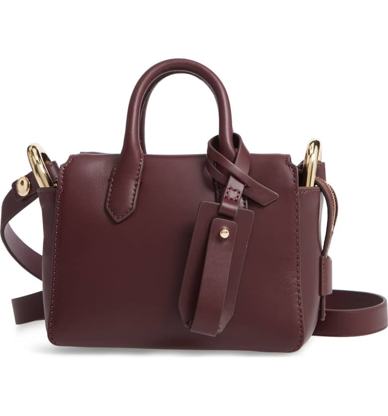 J.Crew Mini Harper Leather Satchel