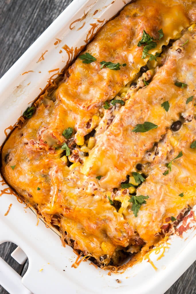 Slow-Cooker Mexican Lasagna