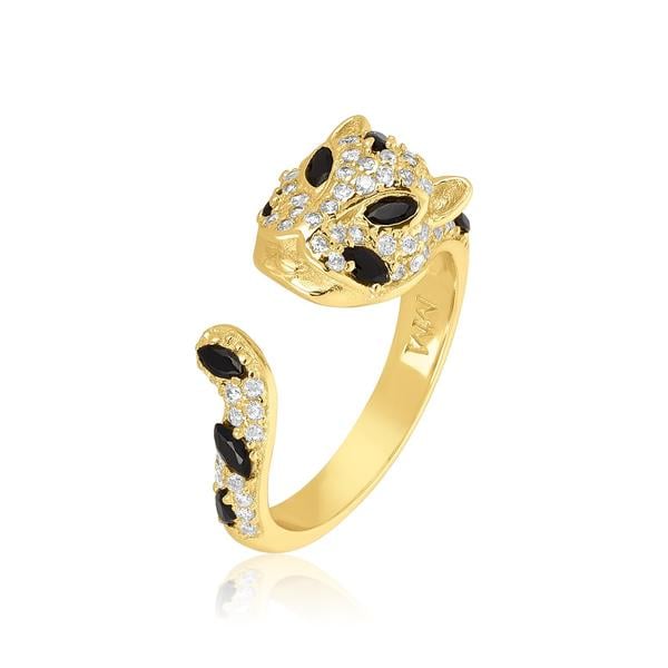 Melinda Maria Baby Jaguar Wrap Ring