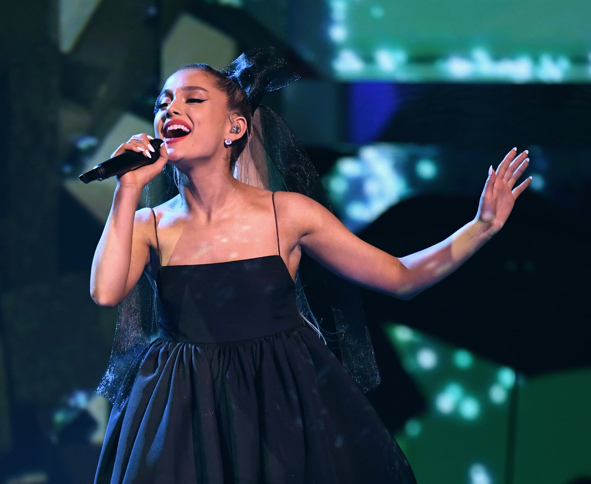 LAS VEGAS, NV - MAY 20:  Singer Ariana Grande performs at the 2018 Billboard Music Awards at the MGM Grand Garden Arena on May 20, 2018 in Las Vegas, Nevada.  (Photo by Kevin Winter/Getty Images)