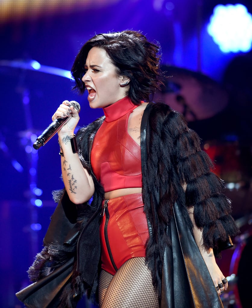 Demi Lovato Performs at the 2015 KISS FM Jingle Ball