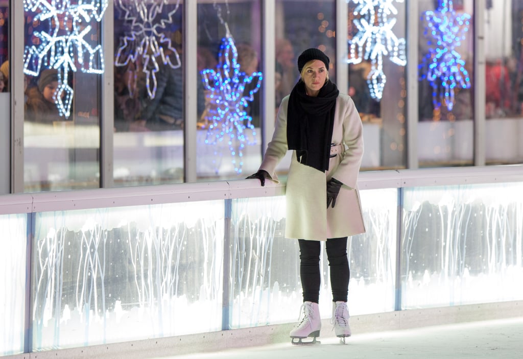 Kate Winslet Ice-Skating on Movie Set Photos February 2016