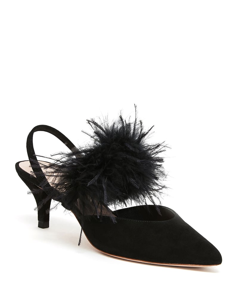 Loeffler Randall Juno Slingback Pumps With Feathers