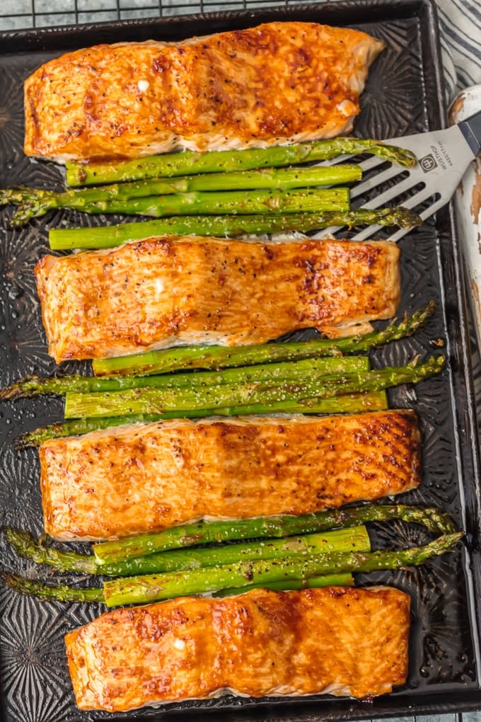 Hoisin Salmon and Asparagus