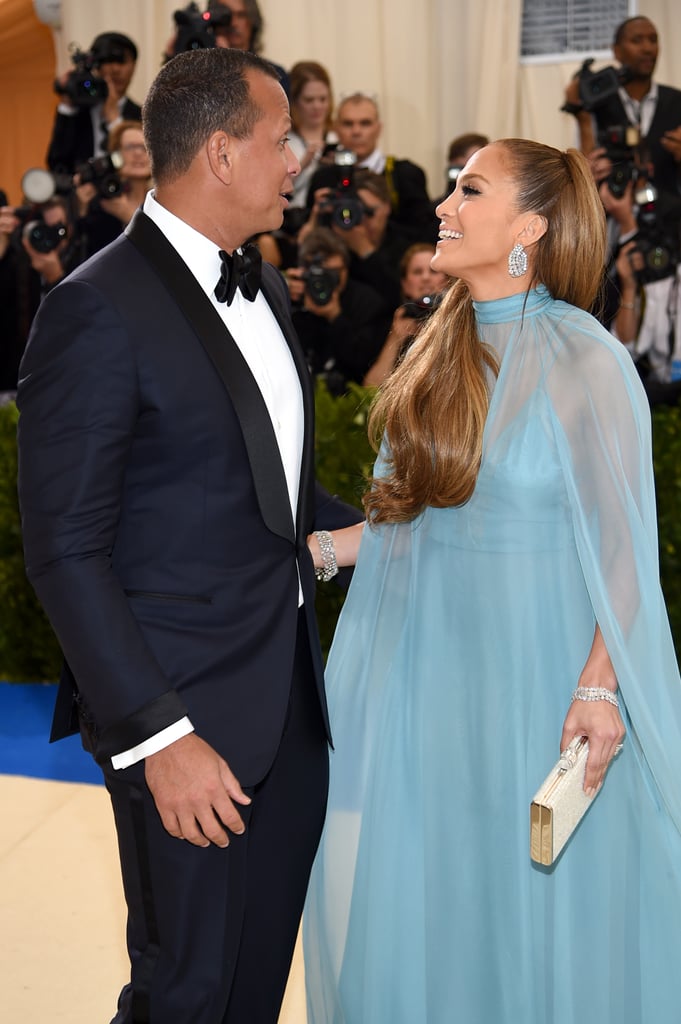 Jennifer Lopez and Alex Rodriguez at Met Gala 2017