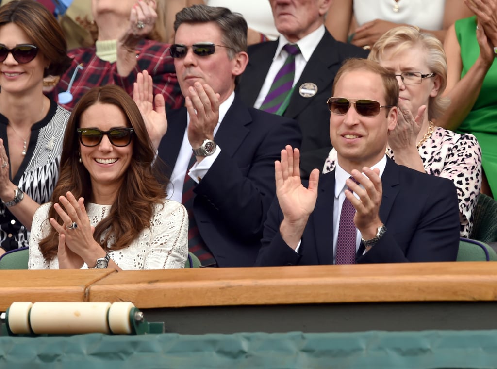 Kate and Will at Wimbledon 2014