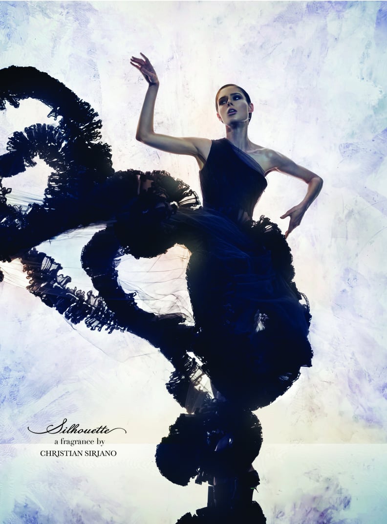 Coco Rocha in the Christian Siriano Silhouette Fragrance Campaign