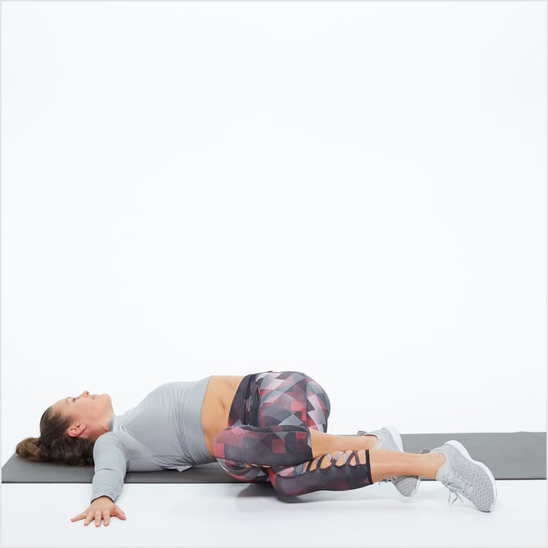 Lying Glute Stretch - single leg