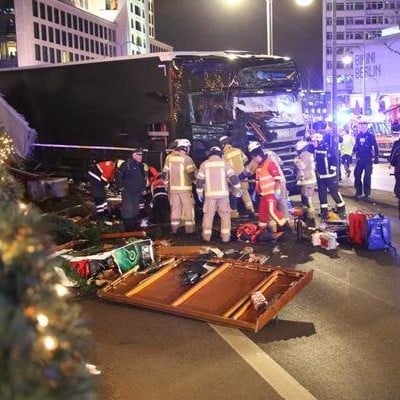 Truck Crashed Into Berlin Christmas Market 2016