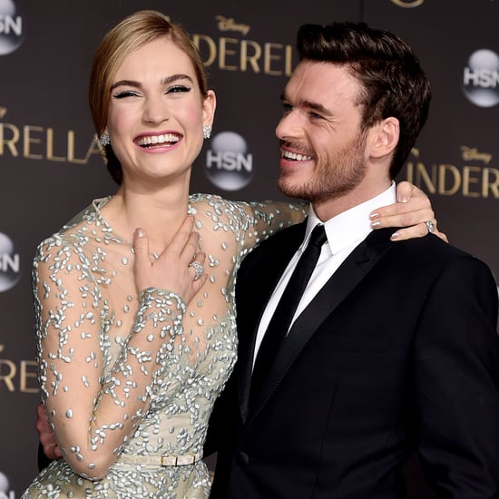 Lily James and Richard Madden at Cinderella Premiere Photos