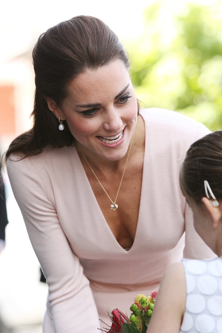 April 2014 Kate Middletons Pearl Drop Earrings Popsugar Fashion Photo 17 