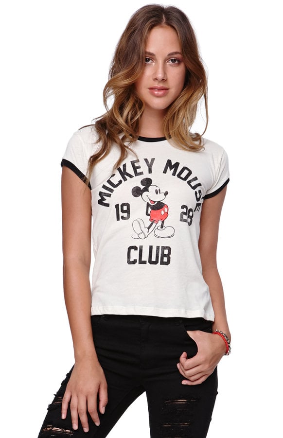 Doe Mickey Club Ringer T-Shirt