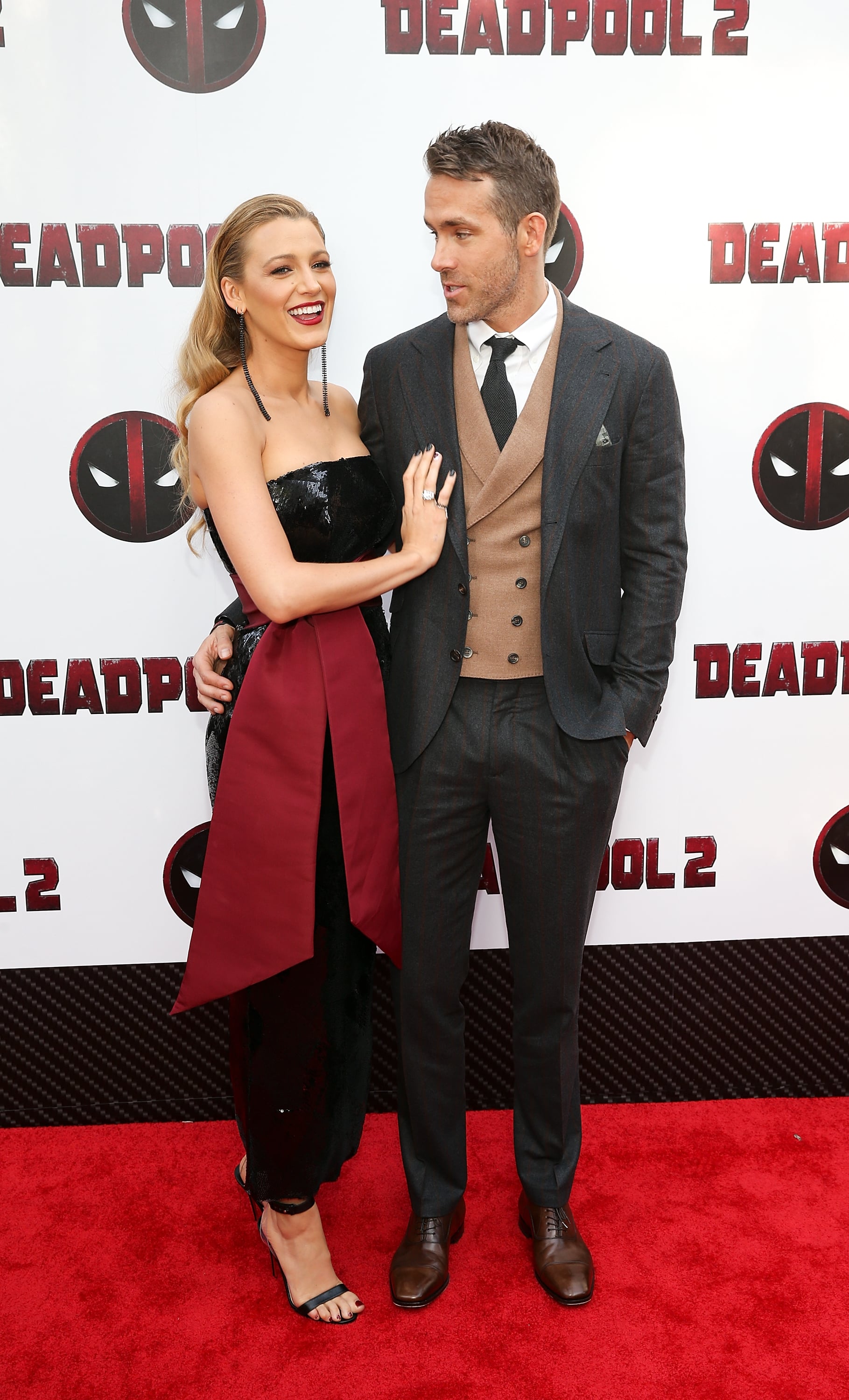 Blake Lively and Ryan Reynolds at Deadpool 2 Premiere POPSUGAR