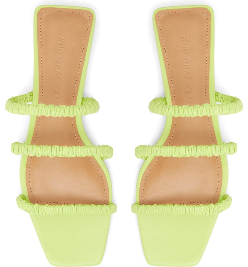 For a Visual Treat: Who What Wear Slide Sandal