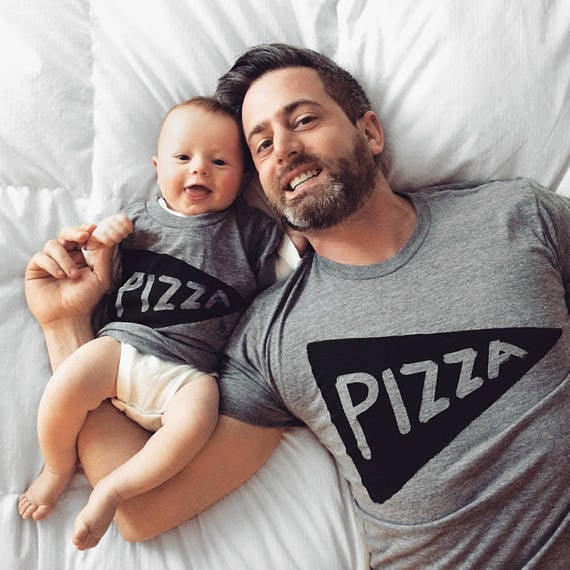 Matching Pizza Shirt Set