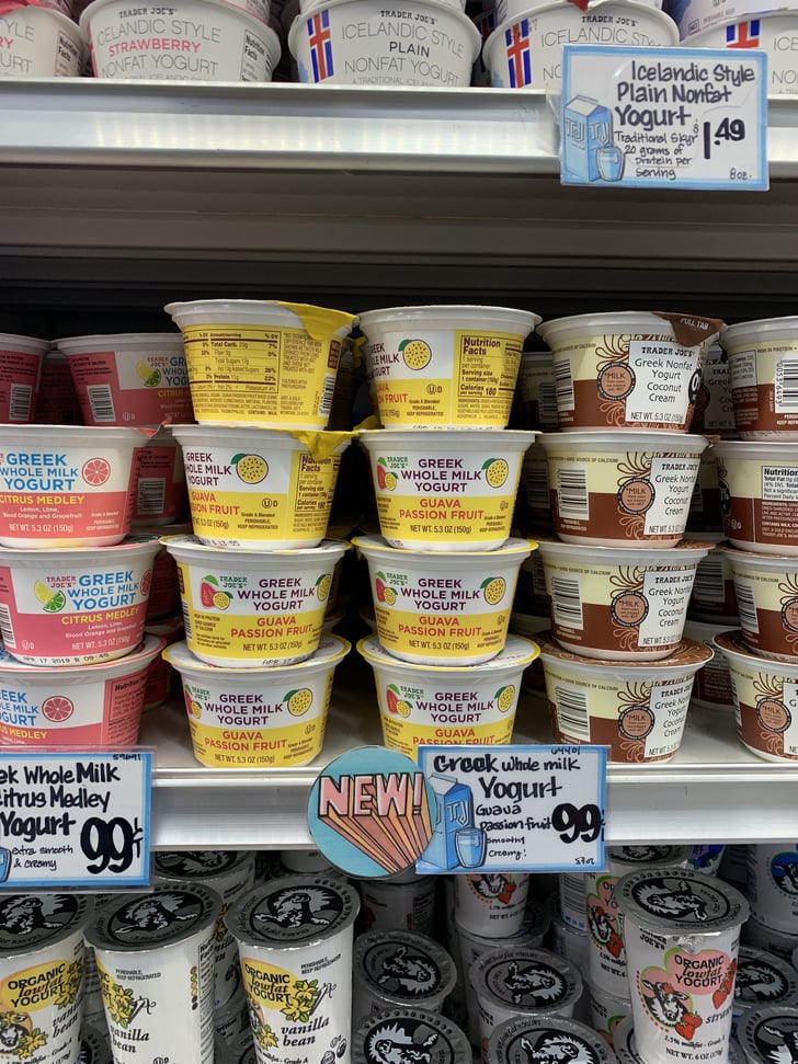 Trader Joe's Greek Whole Milk Yogurt Guava Passion Fruit 50+ Healthy