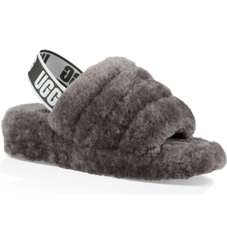 UGG Fluff Yeah Genuine Shearling Slides | Best Nordstrom Clothes and