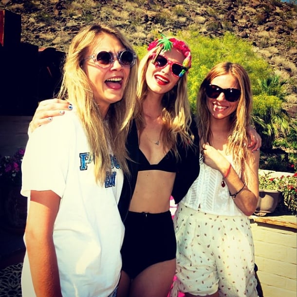 Cara Delevingne, Poppy Delevingne, and Sienna Miller