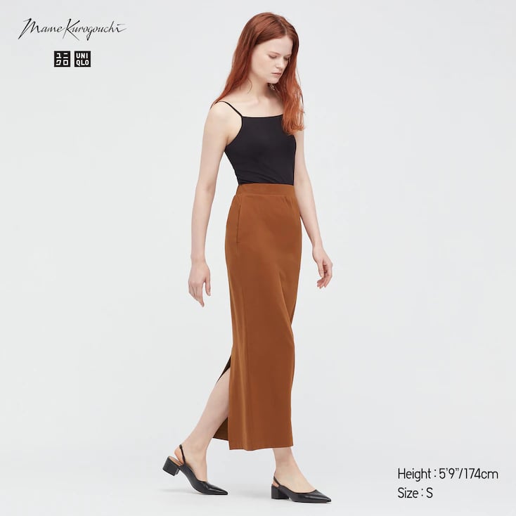 Soft and Stretchy: AIRism Cotton Slit Skirt
