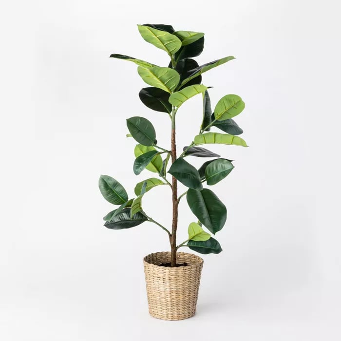 Threshold Artificial Rubber Leaf Tree in Pot Best AtHome Learning