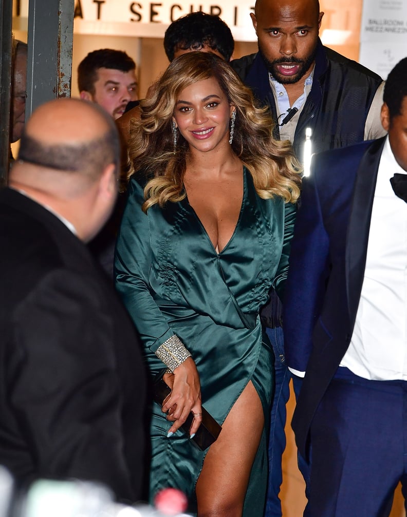 Beyoncé Wore an Emerald House of CB Gown