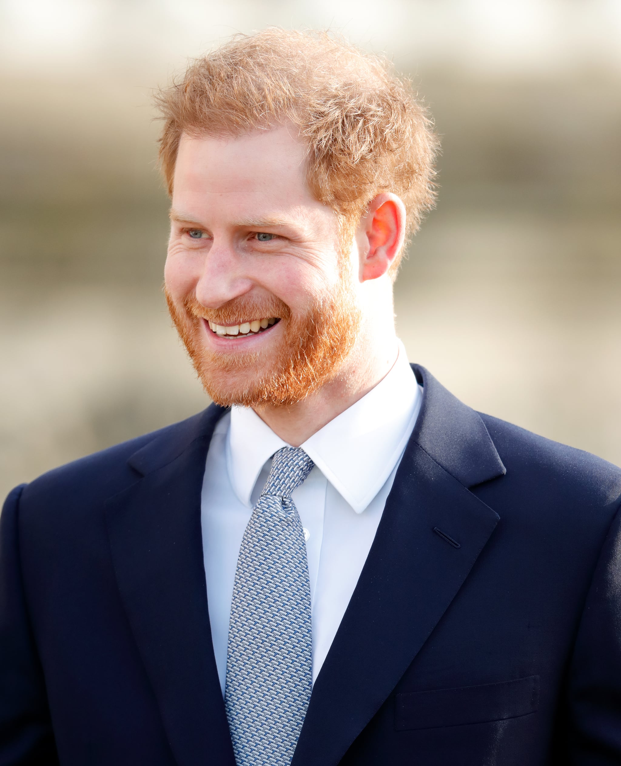 LONDON, UNITED KINGDOM - JANUARY 16: (EMBARGOED FOR PUBLICATION IN UK NEWSPAPERS UNTIL 24 HOURS AFTER CREATE DATE AND TIME) Prince Harry, Duke of Sussex hosts the Rugby League World Cup 2021 draws for the men's, women's and wheelchair tournaments at Buckingham Palace on January 16, 2020 in London, England. (Photo by Max Mumby/Indigo/Getty Images)