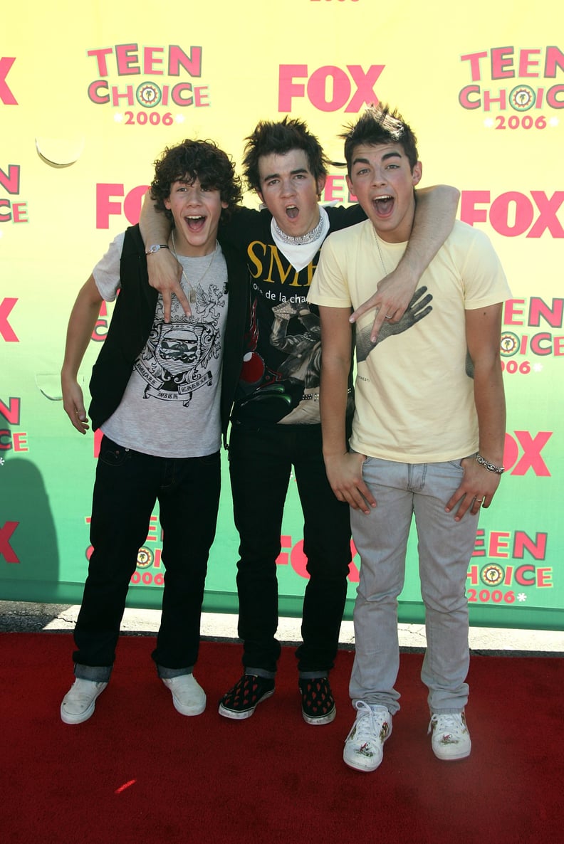 The Jonas Brothers at the Teen Choice Awards in 2006