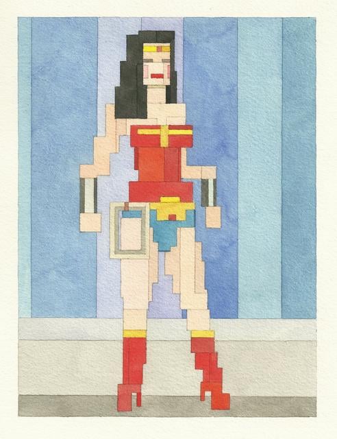 8-Bit Watercolor Art