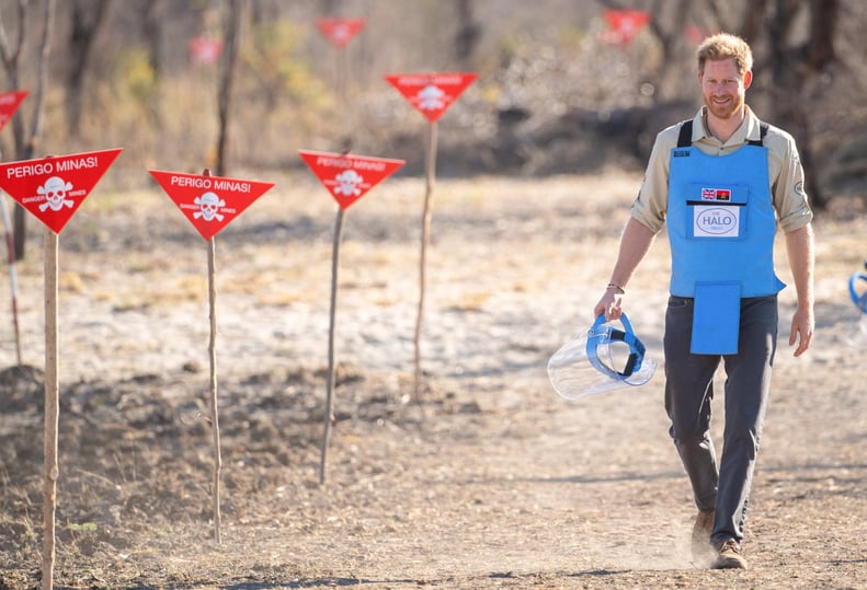 Prince Harry in Dirico, Angola in 2019