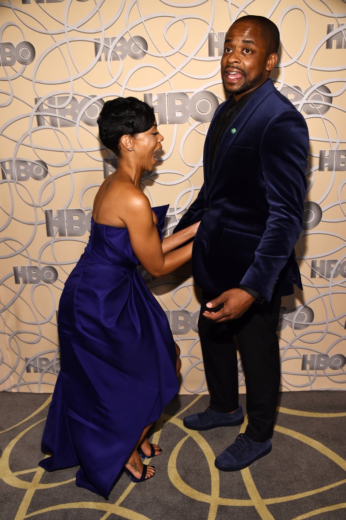 Cute Pictures of Dulé Hill and Jazmyn Simon