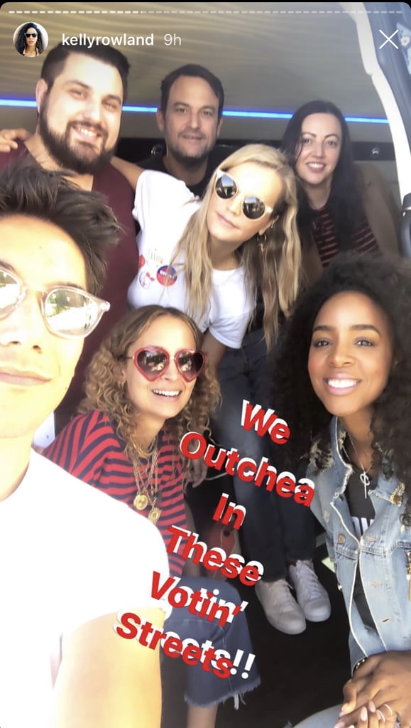 Nicole Richie and Kelly Rowland Drive People to Vote