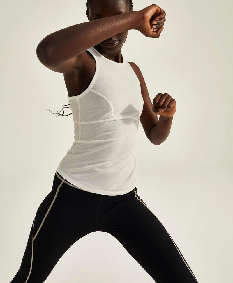 Halle Berry x Sweaty Betty Frankie Racer Neck Tank