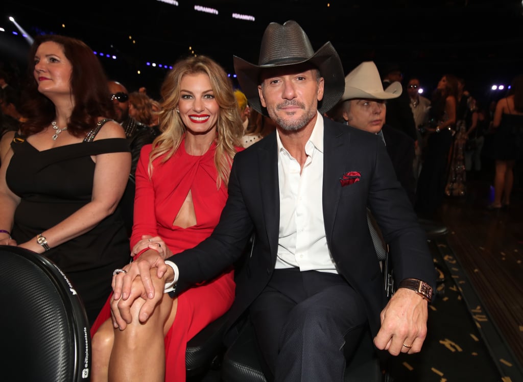 Faith Hill and Tim McGraw at the 2017 Grammys