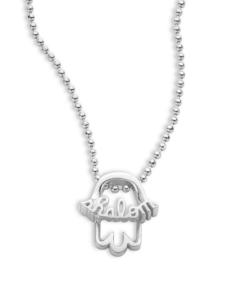 Alex Woo Faith and Symbols Sterling Silver Hamsa Necklace ($148)