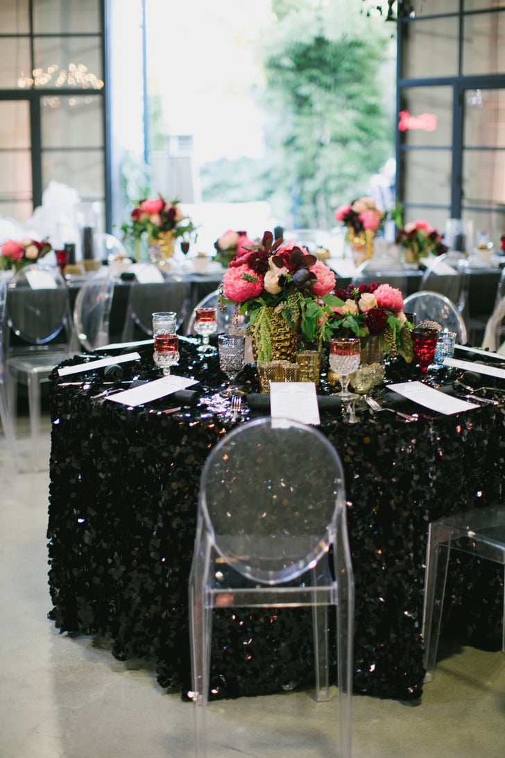 AllBlack Wedding Ideas POPSUGAR Love & Sex Photo 9
