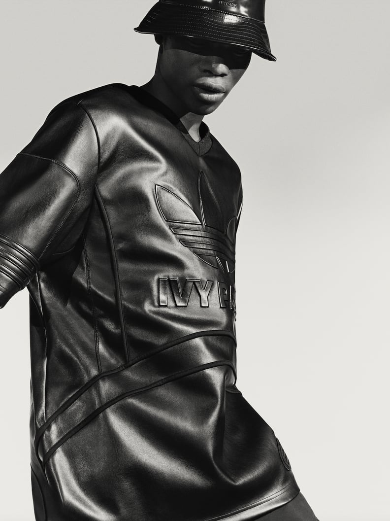 adidas Originals x IVY PARK Women's Black Long Sleeve Mesh Crop